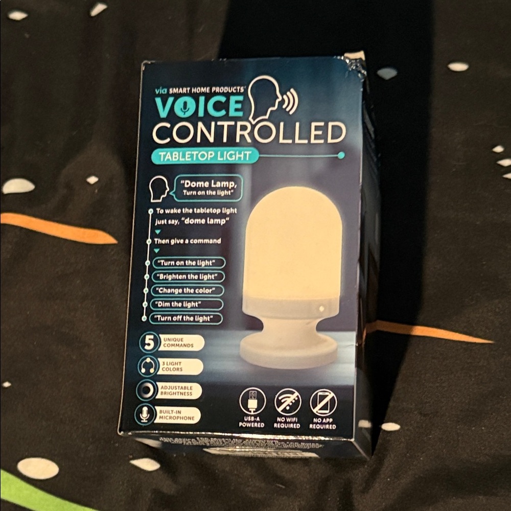 Voice Controlled Tabletop Light